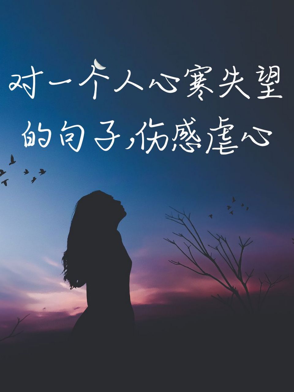 对或人悲观心寒的说说