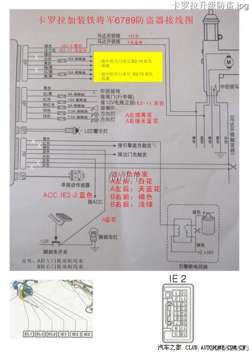 铁将军防盗器阐明书